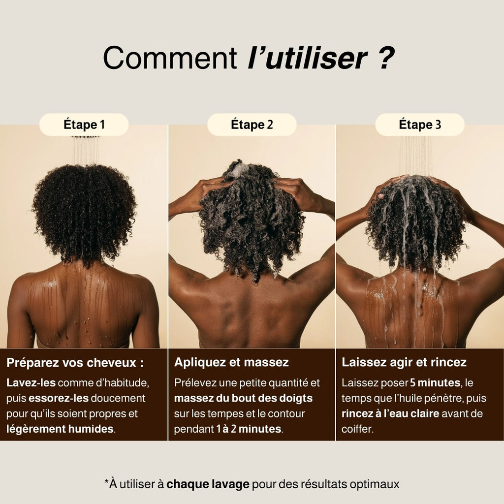 Huile de Batana – Soin Repousse Tempes