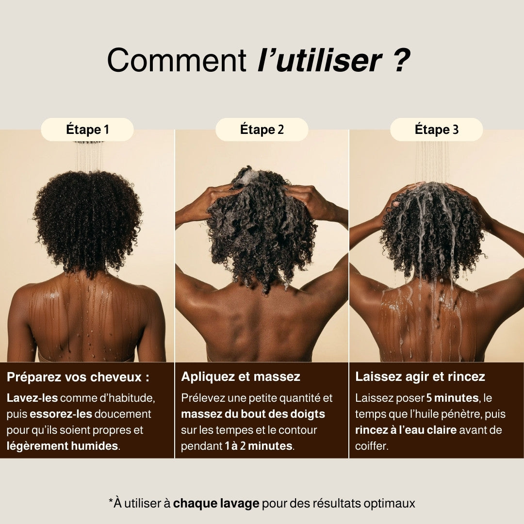 Huile de Batana – Soin Repousse Tempes